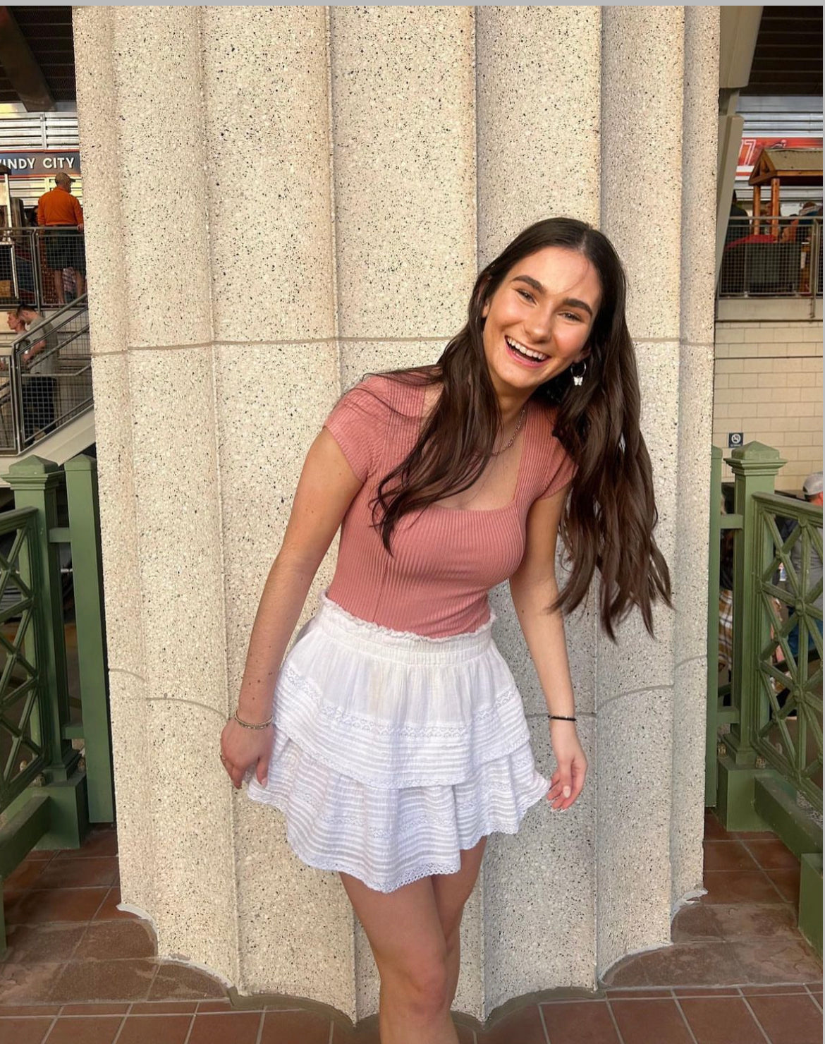 Carmella Bodysuit in Blush Rib