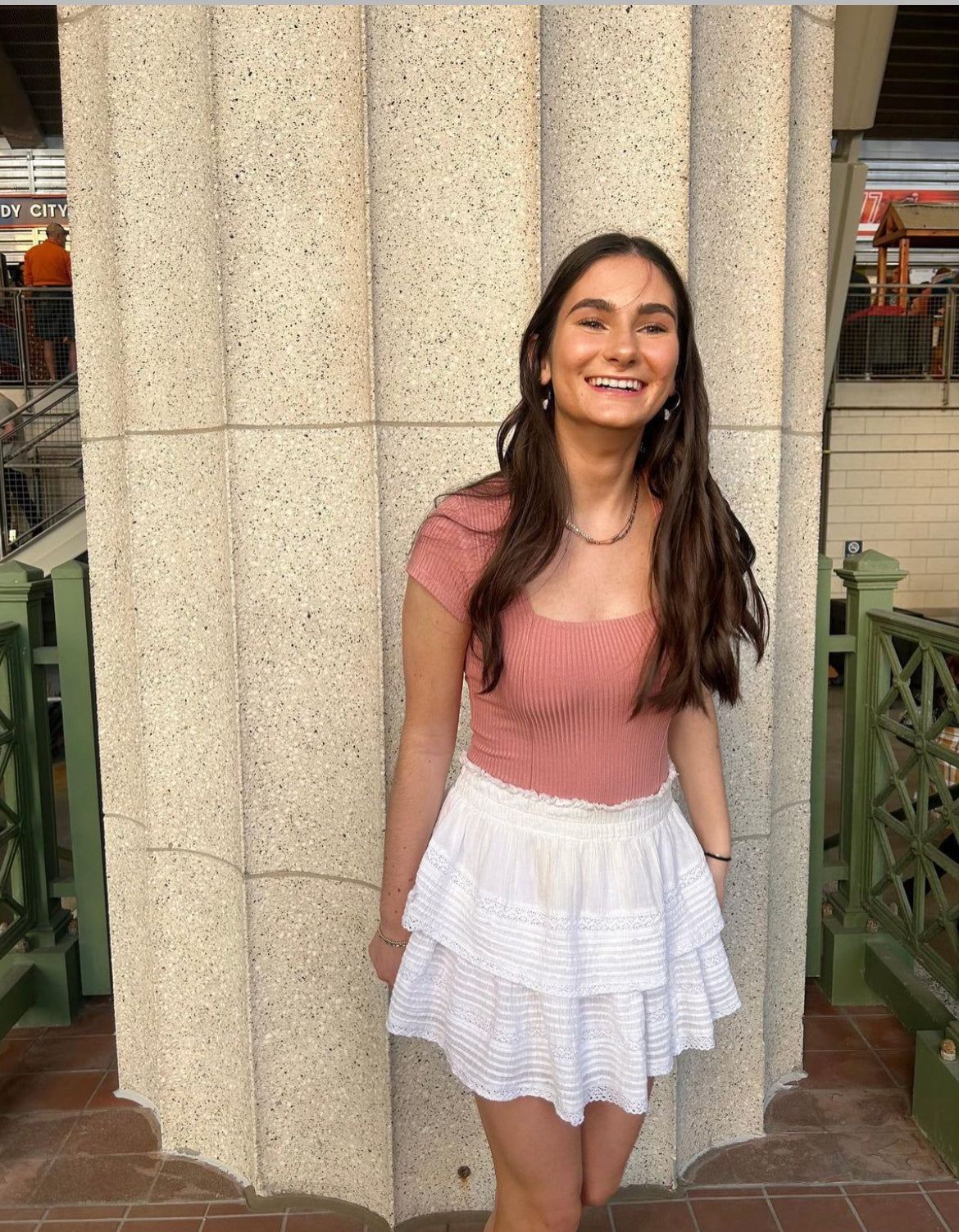 Carmella Bodysuit in Blush Rib