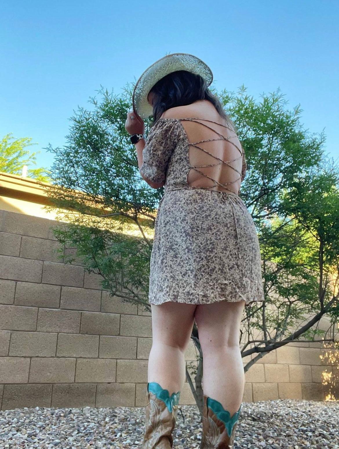 Dena Dress in Lavender Floral