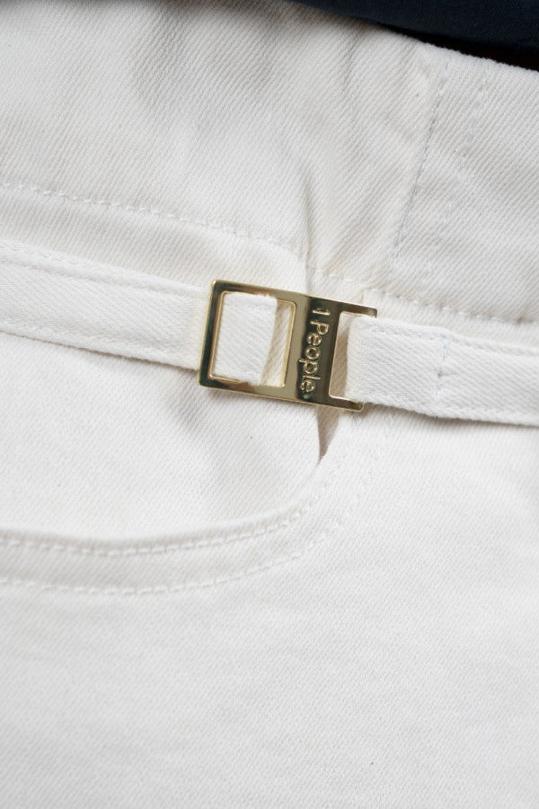 Montana Denim Shorts - Alto White