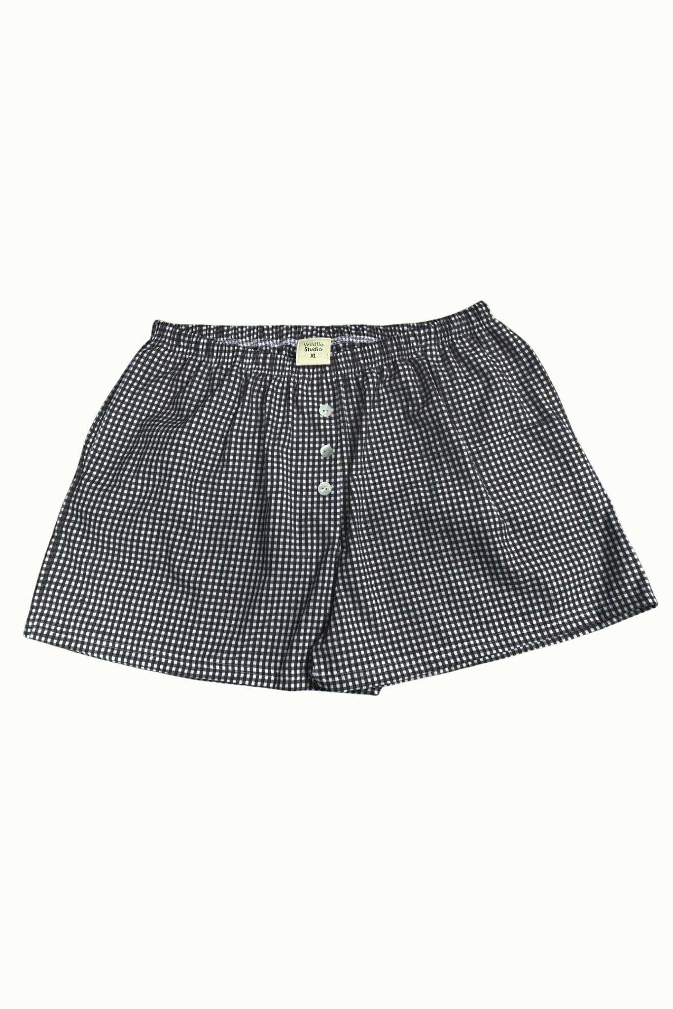 Boxer Shorts Black Gingham