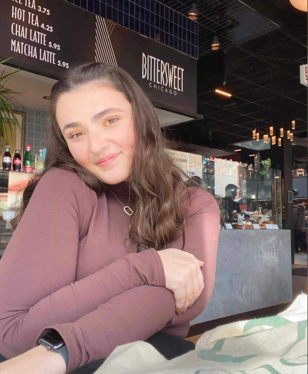 Organic Cotton Turtleneck in Brown